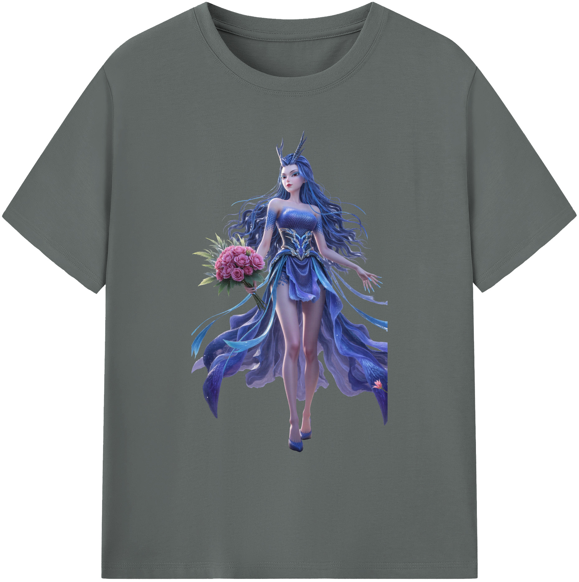 （画像用） Ne Zha 2 ナタ 魔童の大暴れ 綿100％ メンズ半袖Tシャツ｜肌触りやわらか＆通気性